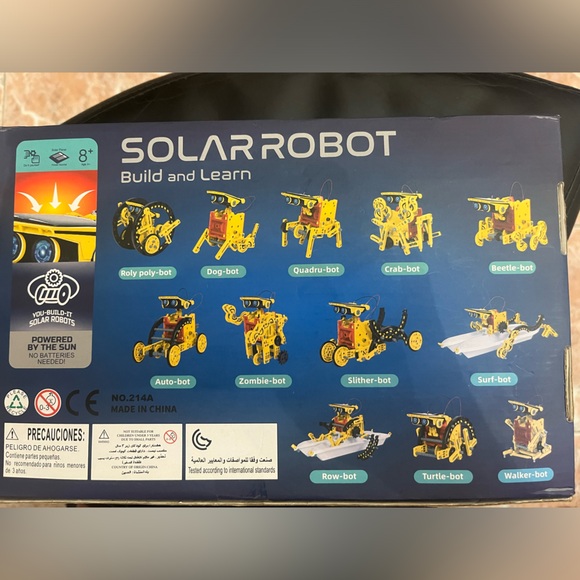 STEM SOLAR ROBOT build and a learn 12 in 1 - Picture 4 of 7